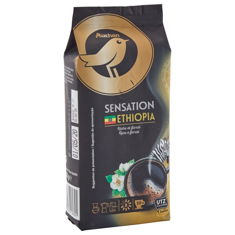 Café Moulu Sensation Ethiopa Intensité 8 250g