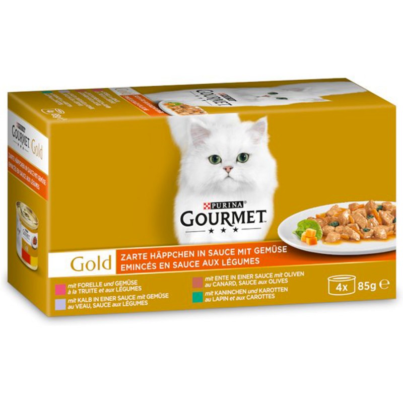 Gold Emincés en Sauce aux Légumes 4x85g