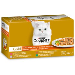 Gold Emincés en Sauce aux Légumes 4x85g