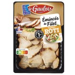 Emincés de filet de poulet rôti 180g