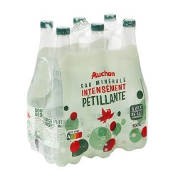 Eau minérale pétillante 6x1l