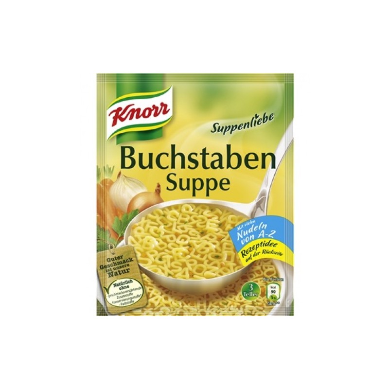 Soupe Déshydratée Alphabet 82g