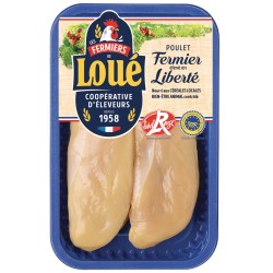 Filet de poulet jaune fermier label rouge x2 240g