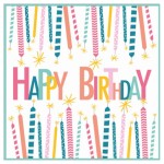 Serviette en Papier Happy Birthday x20