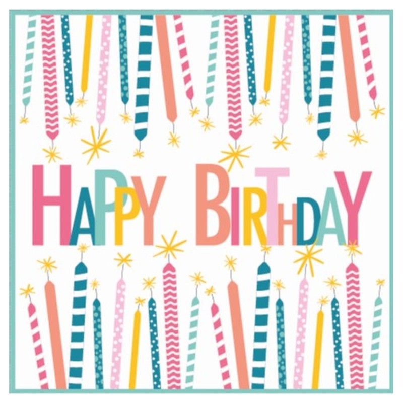 Serviette en Papier Happy Birthday x20