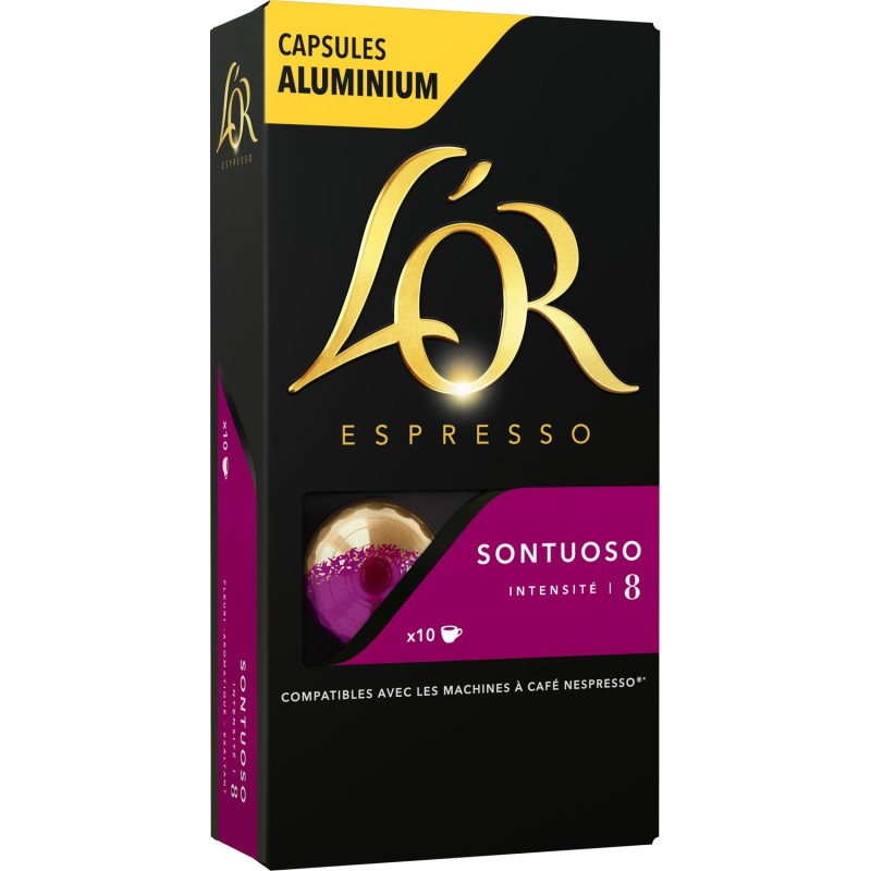 Espresso café sontuoso intensité 8 capsule x10