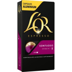 Espresso café sontuoso intensité 8 capsule x10