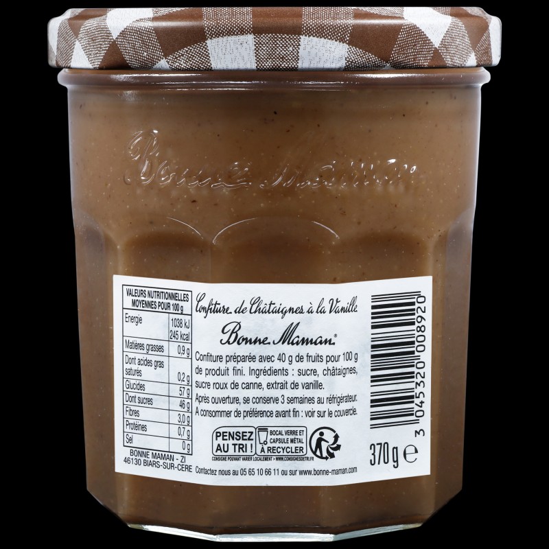 Confiture Châtaignes 370g