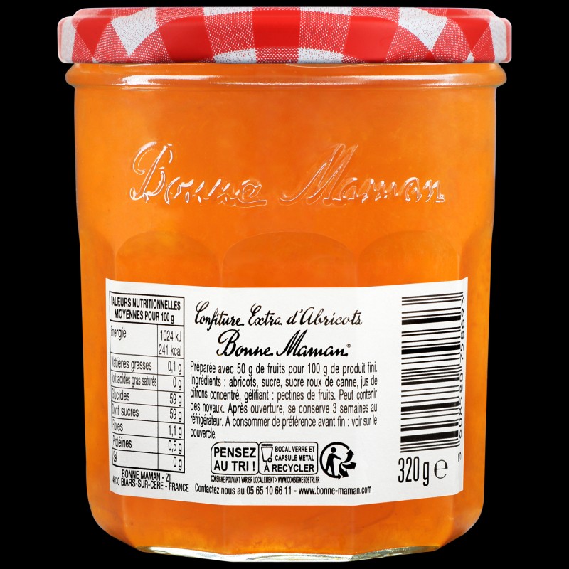 Confiture Abricots 320g