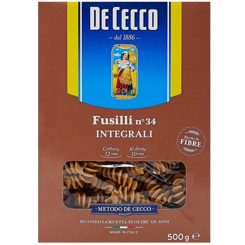 Fusilli Intégrales n°34 500g