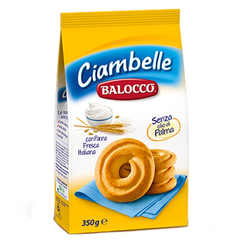 Ciambelle Biscuit Sablé à la Crème 350g