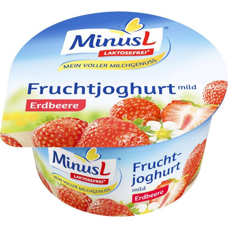 Yaourt à la fraise sans lactose 150g