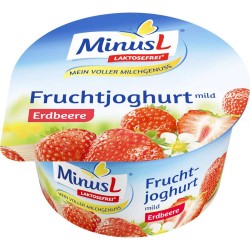 Yaourt à la fraise sans lactose 150g