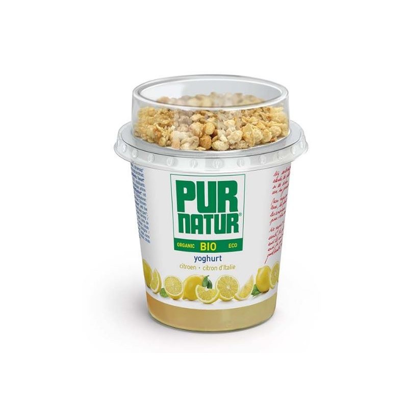 Bio Yaourt brassé citron avec muesli 160g