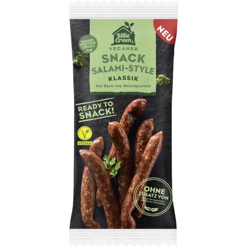 Snack salami classique végétalien 75g