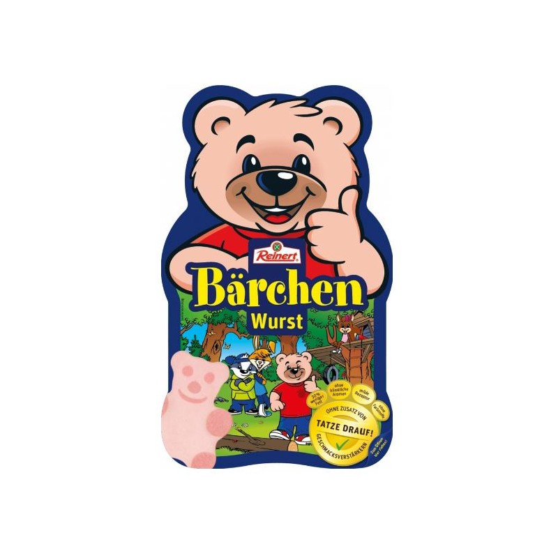 Mortadelle à la Saucisse Forme Ourson 115g