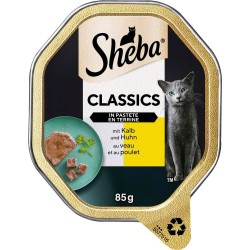 Pâté pour Chat Classique Veau et Poulet 85g