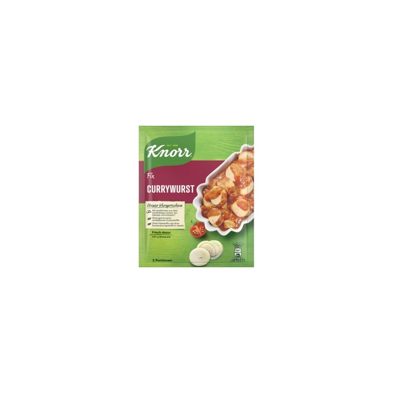 Sauce Saucisse au Curry Déshydratée 2 Portions 36g