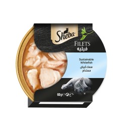 Pâté pour Chat aux Filets de Poisson Blanc 60g