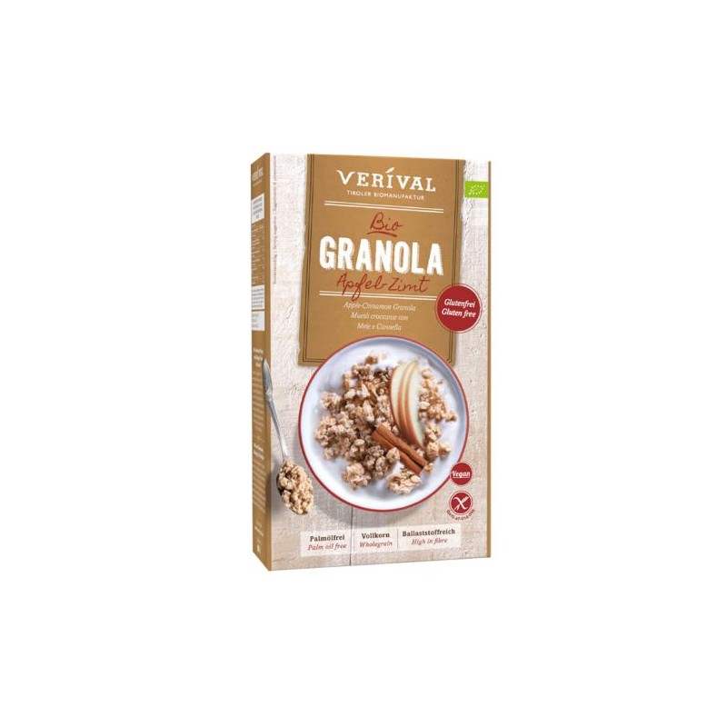 Granola pomme cannelle bio vegan sans gluten 325g