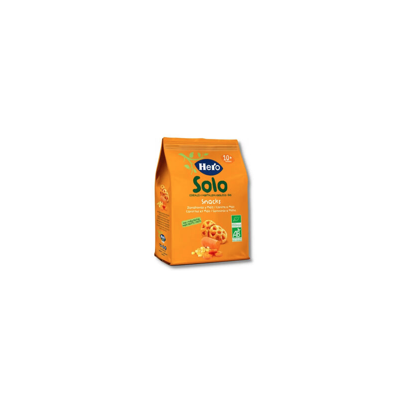 Biscuit snack solo saveur carottes et maïs dès 10 mois bio 40g