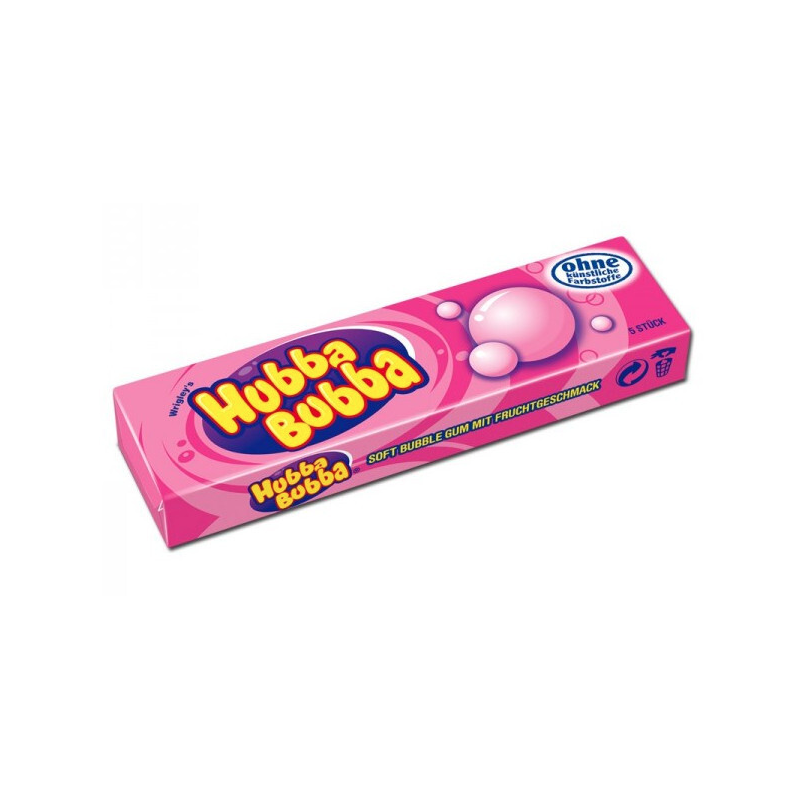 Chewing-gum aux fruits hubba bubba en cube x5 35g