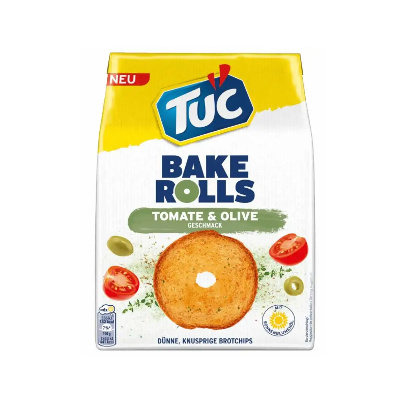 Bake rolls saveur tomate olive 150g
