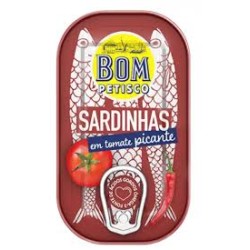 Sardines à la sauce tomate épicée 120g