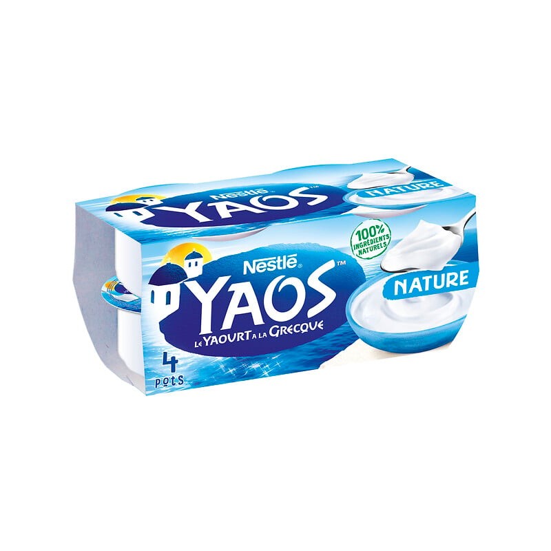Yaourt à la Grecque Nature 4x150g