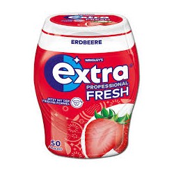 Chewing-gum fraise sans sucre 50 dragées