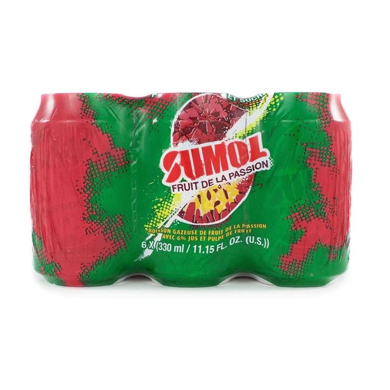 Boisson pétillante maracuja sleek 6x33 cl