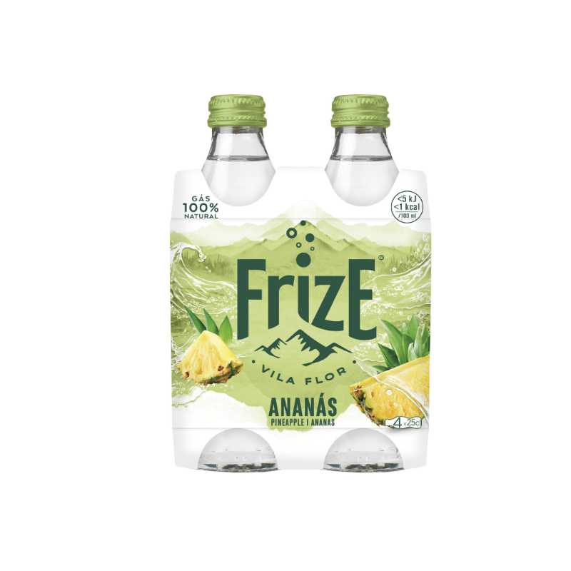 Eau gazeuse saveur ananas 4x25cl