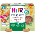 Petits mijotés carottes boulgour pois chiches boeuf bio dès 8 mois 2x190g