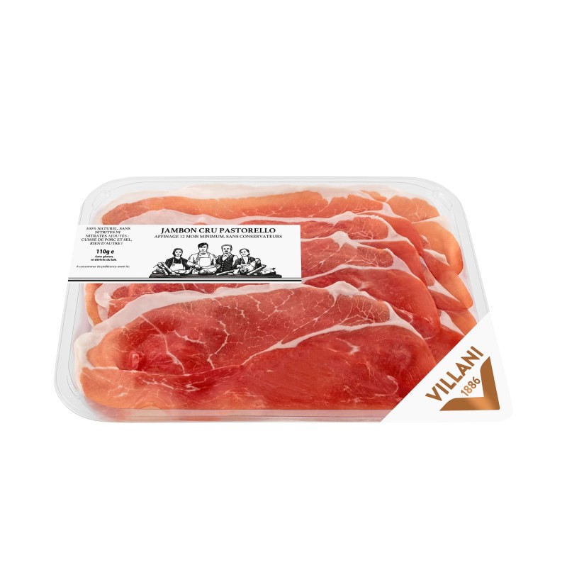 Jambon cru Pastorello affiné 12 mois 110g