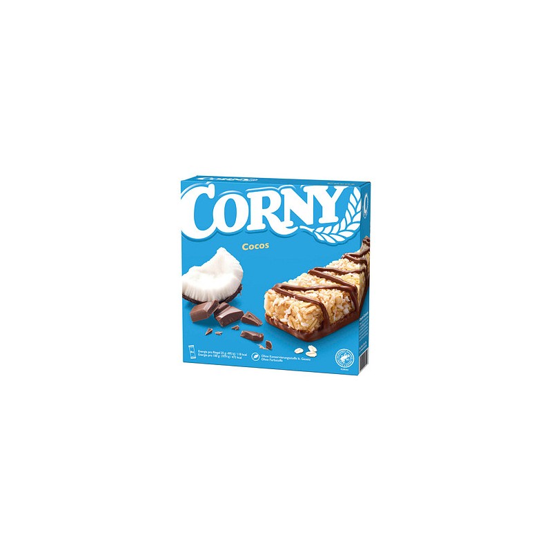 Barres de Céréales Chocolat et Coco x6 150g