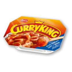 Saucisse de porc au curry avec sauce 220g