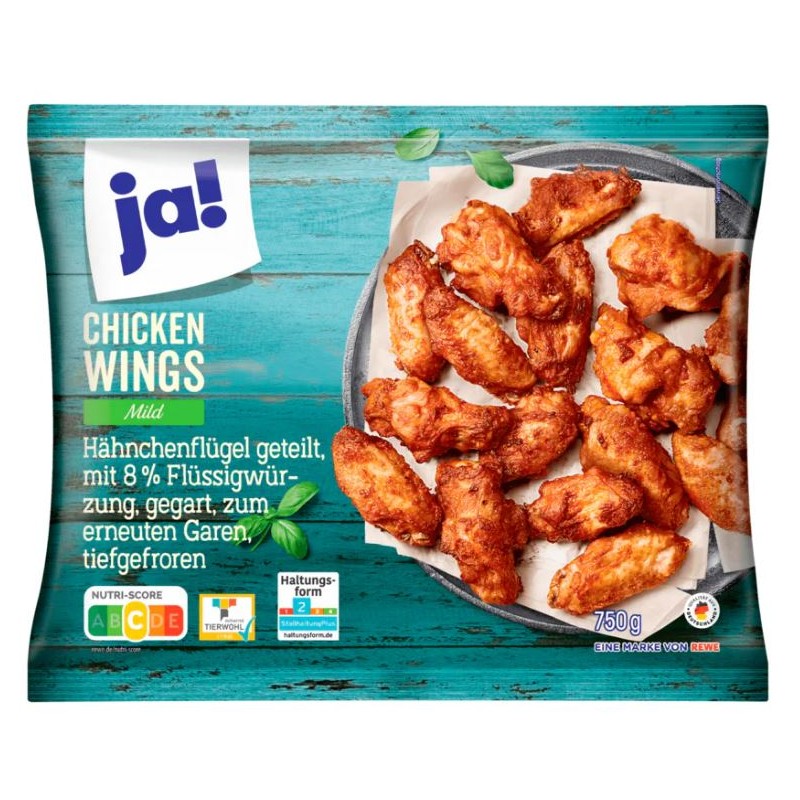 Tendres wings de poulet 750g