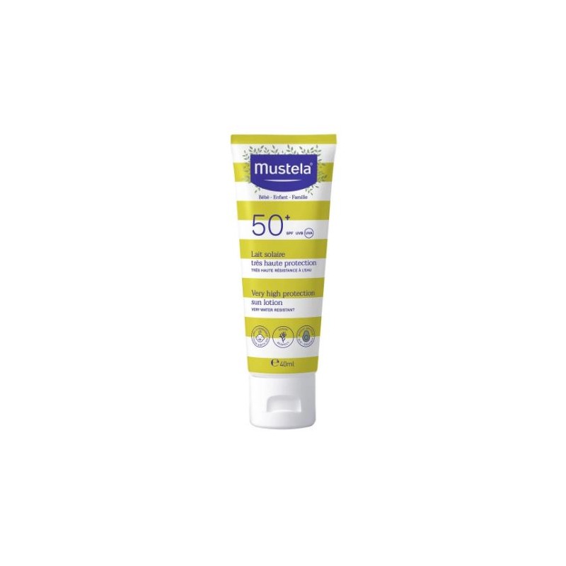 Lait solaire pour bébé très haute protection SPF50+ 40ml