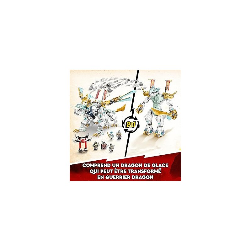 Ninjago La créature dragon de glace de Zane 71786