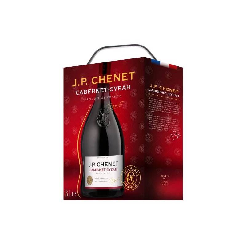 Vin rouge IGP Pays d'Oc cabernet-syrah 13% 3l