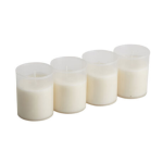 Bougie blanche x4