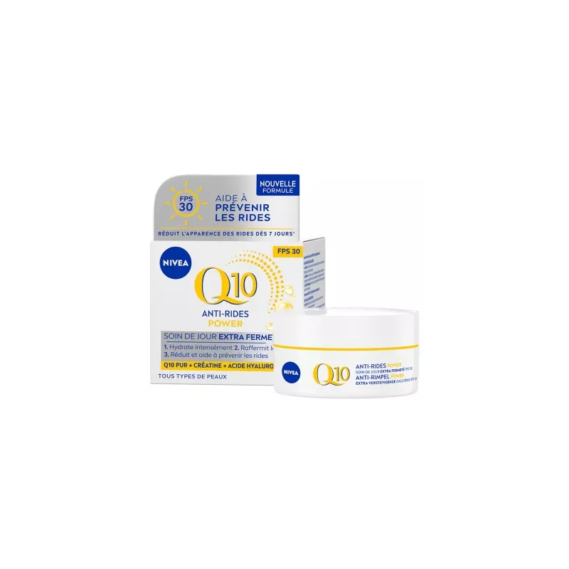 Crème soin de jour Q10 anti-rides extra fermeté SPF30 50ml