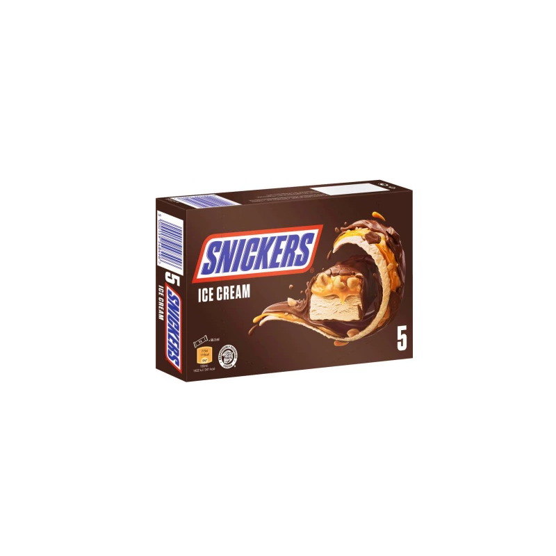 Barres glacées chocolat caramel et cacahuète x5 160g