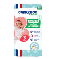 Couches écologiques Nature 4-9kg taille 3 x50
