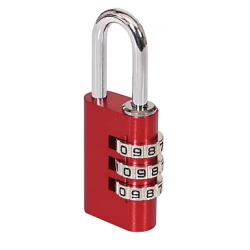 Cadenas à combinaison 3 chiffres intérieur 30x73mm