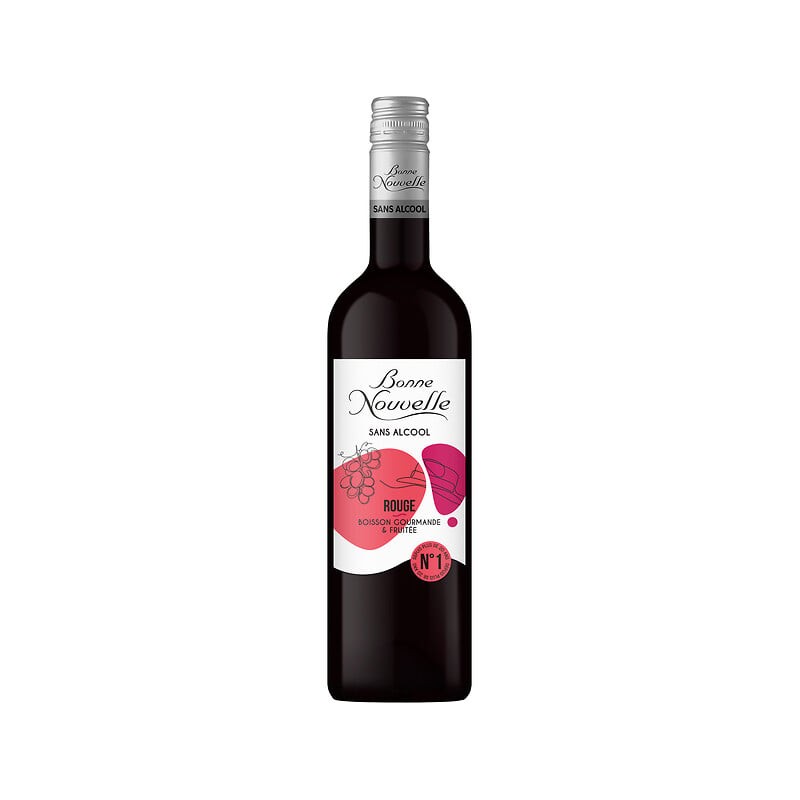 Vin rouge sans alcool 75cl