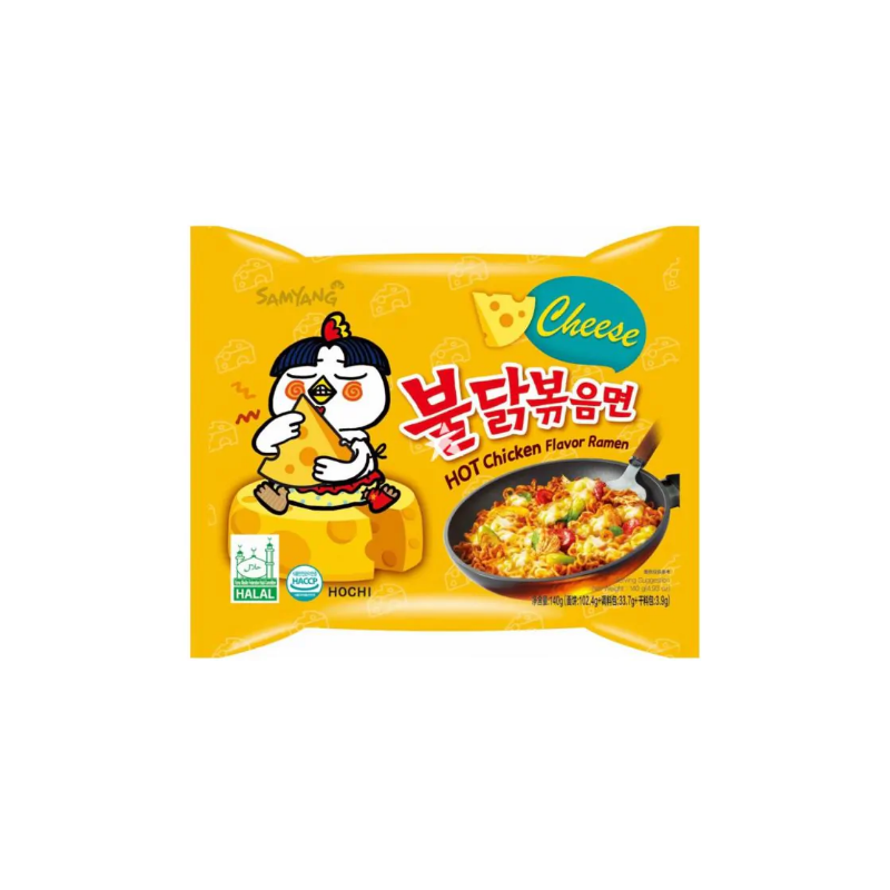 Ramen Buldak nouilles instantanées au poulet épicé fromage 140g
