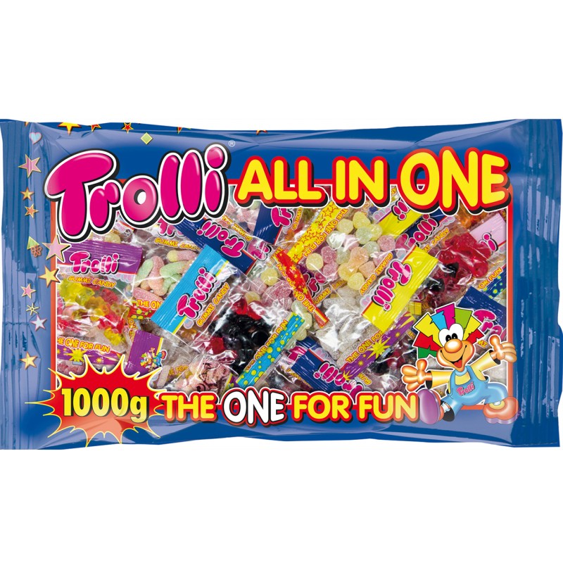 Assortiment de mini sachet de bonbons gélifiés 1kg