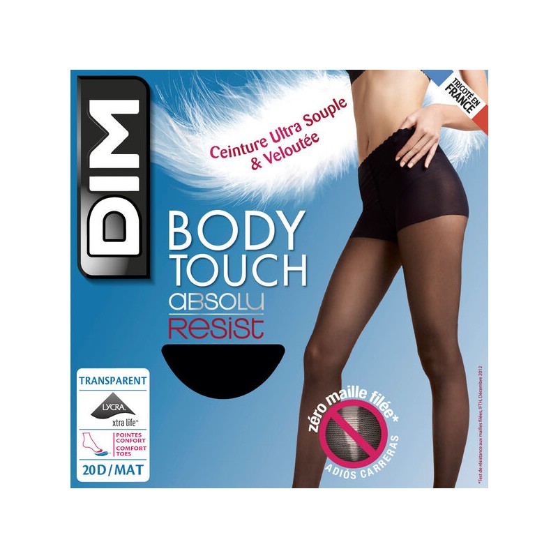 Collant body touch absolut resist taille 4 20D/mat noir