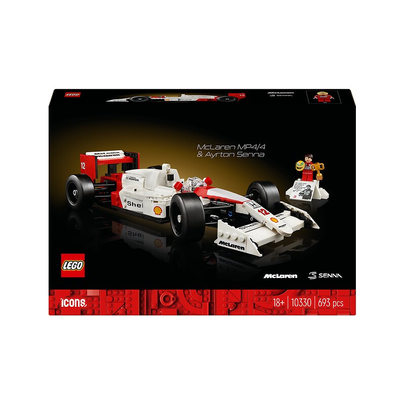 Icons McLaren MP4/4 et Ayrton Senna 10330 dès 18 ans
